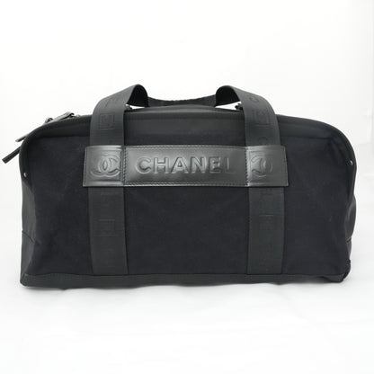 CHANEL 2004-2005 Sports Nylon Leather Bostonbag/Hangbag