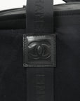 CHANEL 2004-2005 Sports Nylon Leather Bostonbag/Hangbag