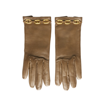 HERMES Chaine d'Ancre Leather Gloves OTHER ACCESSORY