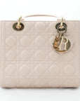 CHRISTIAN DIOR Lady Dior Lambskin Handbag