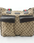 GUCCI  GG Canvas Sherry Line 161836 Tote Bag/Handbag