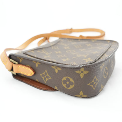 LOUIS VUITTON Monogram Sac Cuir PM Shoulder Bag M51244