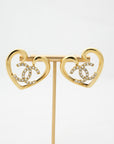 CHANEL GP Gold Coco Mark Earring