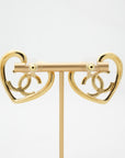 CHANEL GP Gold Coco Mark Earring