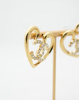 CHANEL GP Gold Coco Mark Earring