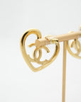 CHANEL GP Gold Coco Mark Earring