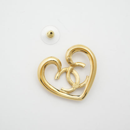 CHANEL GP Gold Coco Mark Earring