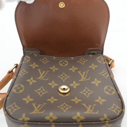 LOUIS VUITTON Monogram Sac Cuir PM Shoulder Bag M51244