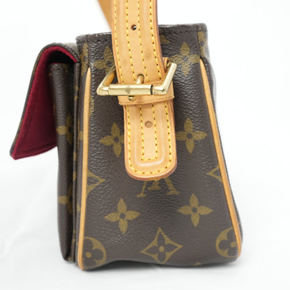 LOUIS VUITTON Monogram Vivacité MM Shoulder Bag M51164