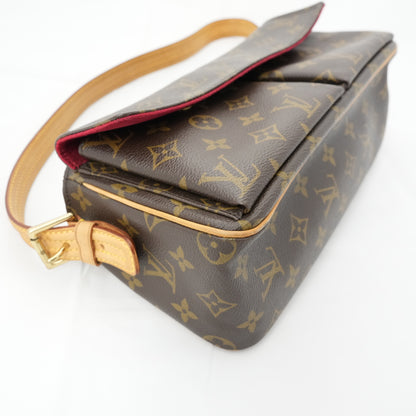 LOUIS VUITTON Monogram Vivacité MM Shoulder Bag M51164