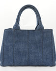 PRADA Canvas Denim Tote Bag/Handbag