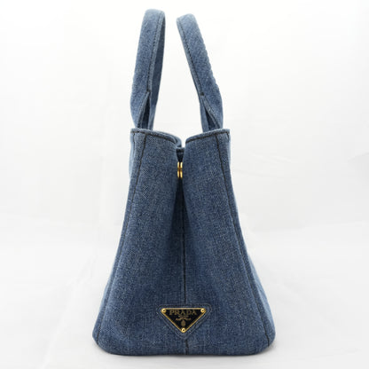 PRADA Canvas Denim Tote Bag/Handbag