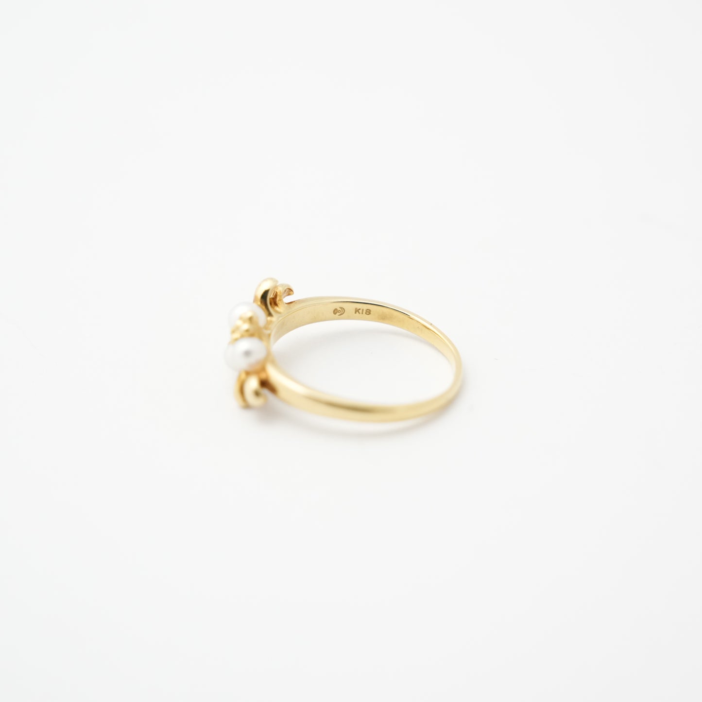 TASAKI K18 Pearl (Main Stone: 3.3-3.5mm) 3.8g Ring