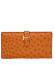 HERMES Ostrich Birkin Long Wallet