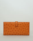 HERMES Ostrich Birkin Long Wallet