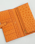 HERMES Ostrich Birkin Long Wallet