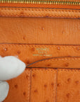 HERMES Ostrich Birkin Long Wallet