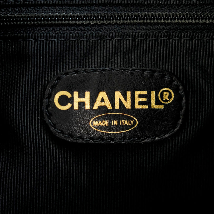 CHANEL 1994–1996 Drawstring Style Caviar Leather Backpack / Handbag