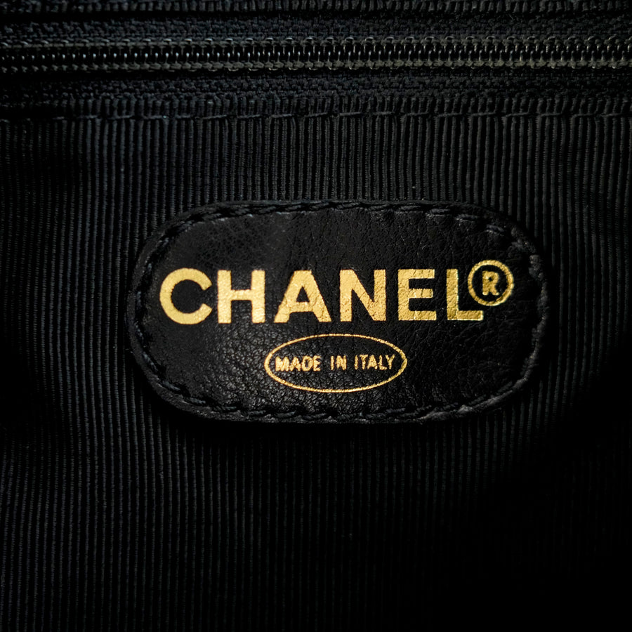 CHANEL 1994–1996 Drawstring Style Caviar Leather Backpack / Handbag