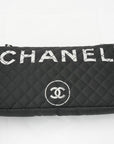 CHANEL 2006-2008 Matelassé Chain Nylon Shoulder Bag