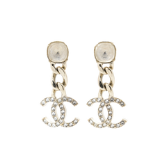 CHANEL Coco Button Earring