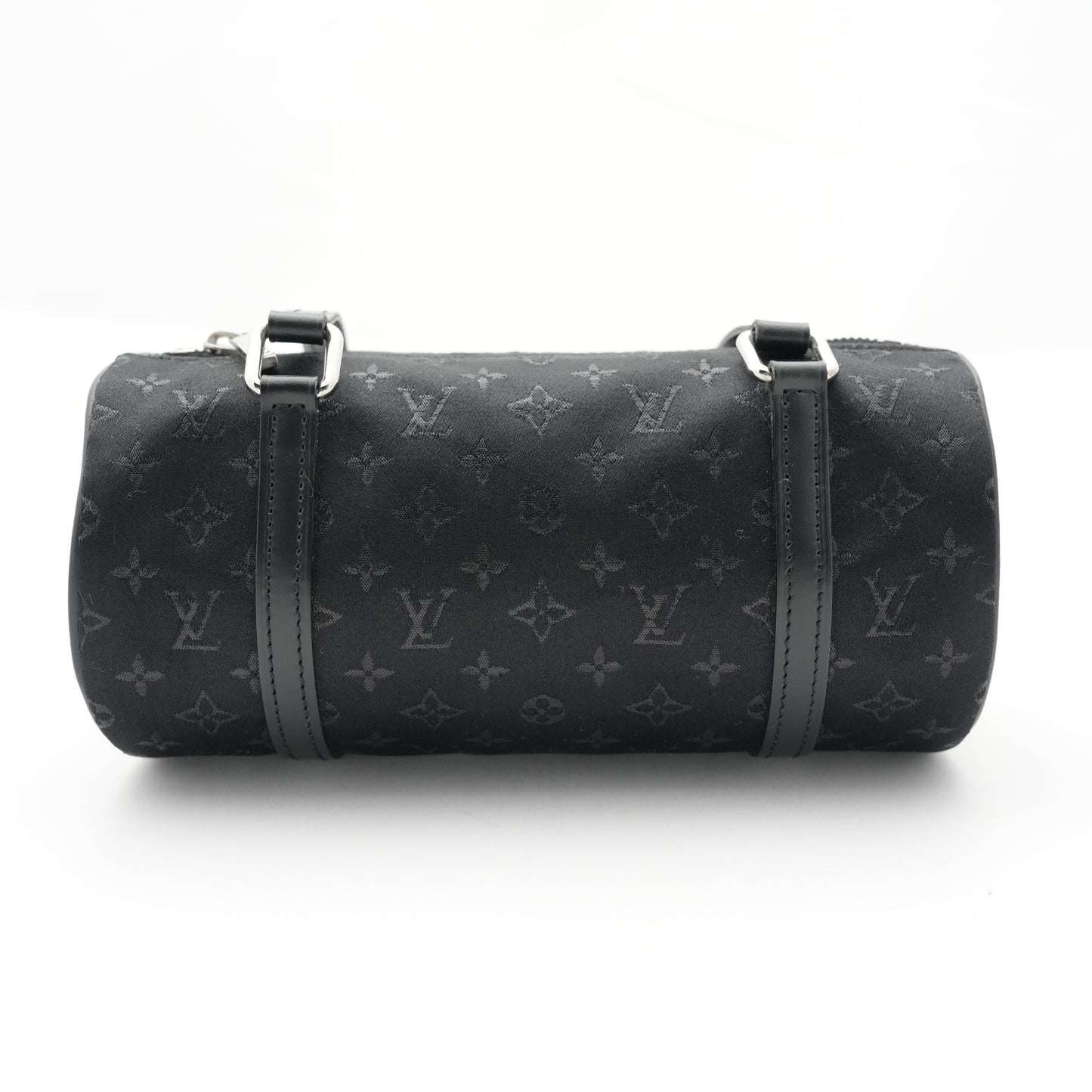 LOUIS VUITTON Monogram Little Papillon Satin Noir Handbag M92352