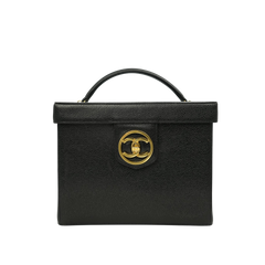 CHANEL 1991-1994 Caviar Skin Turn Lock Handbag/Shoulder Bag 2Way