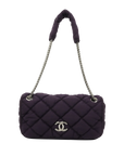 CHANEL 2008-2009 Matelassé Quilted Shoulder Bag