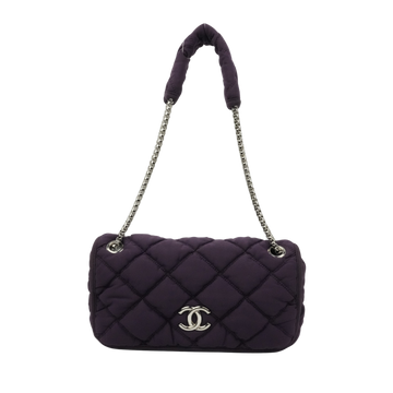 CHANEL 2008-2009 Matelassé Quilted Shoulder Bag