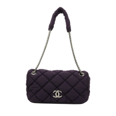 CHANEL 2008-2009 Matelassé Quilted Shoulder Bag