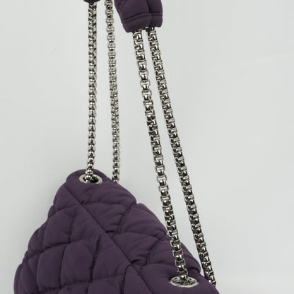 CHANEL 2008-2009 Matelassé Quilted Shoulder Bag