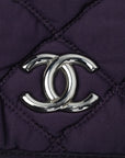 CHANEL 2008-2009 Matelassé Quilted Shoulder Bag