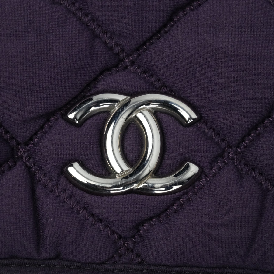 CHANEL 2008-2009 Matelassé Quilted Shoulder Bag