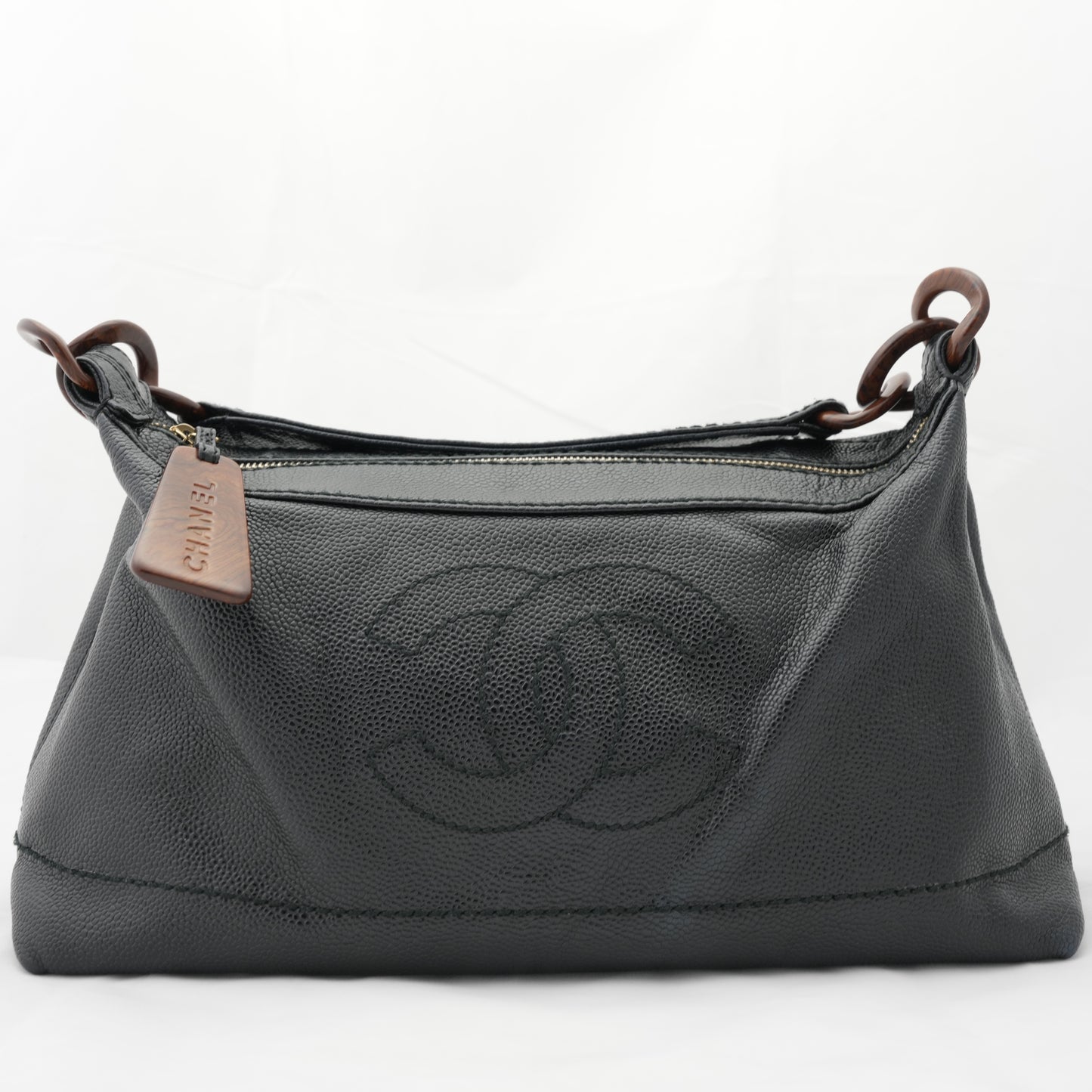 CHANEL 2002-2003 Chain leathe Shoulder Bag