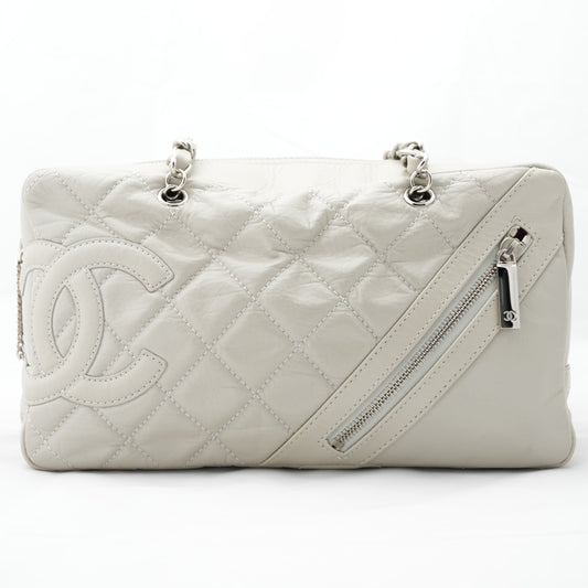 CHANEL 2006-2008 Cambon Line Cotton Club Shoulder Bag