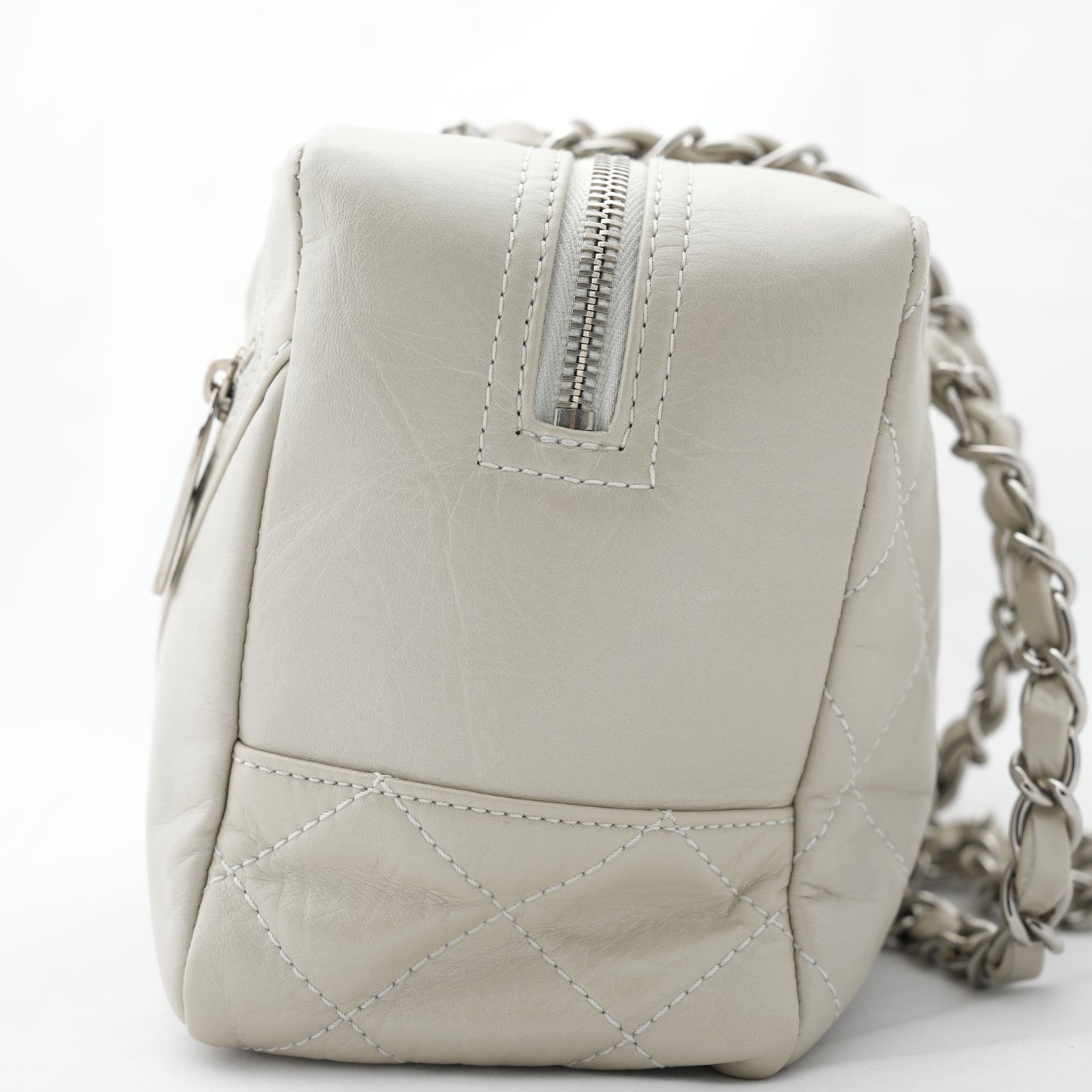 CHANEL 2006-2008 Cambon Line Cotton Club Shoulder Bag