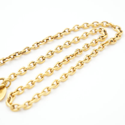 CHANEL Choker Gold Necklace