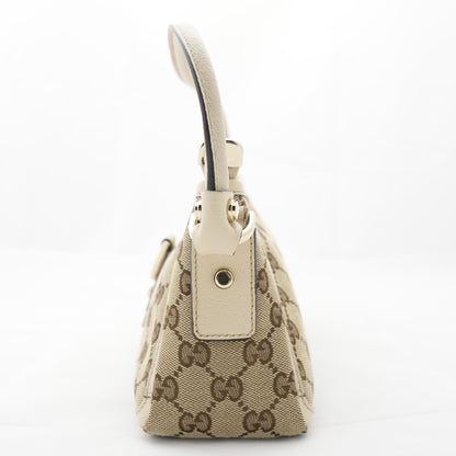 GUCCI Handbag GG Canvas / Gold Hardware