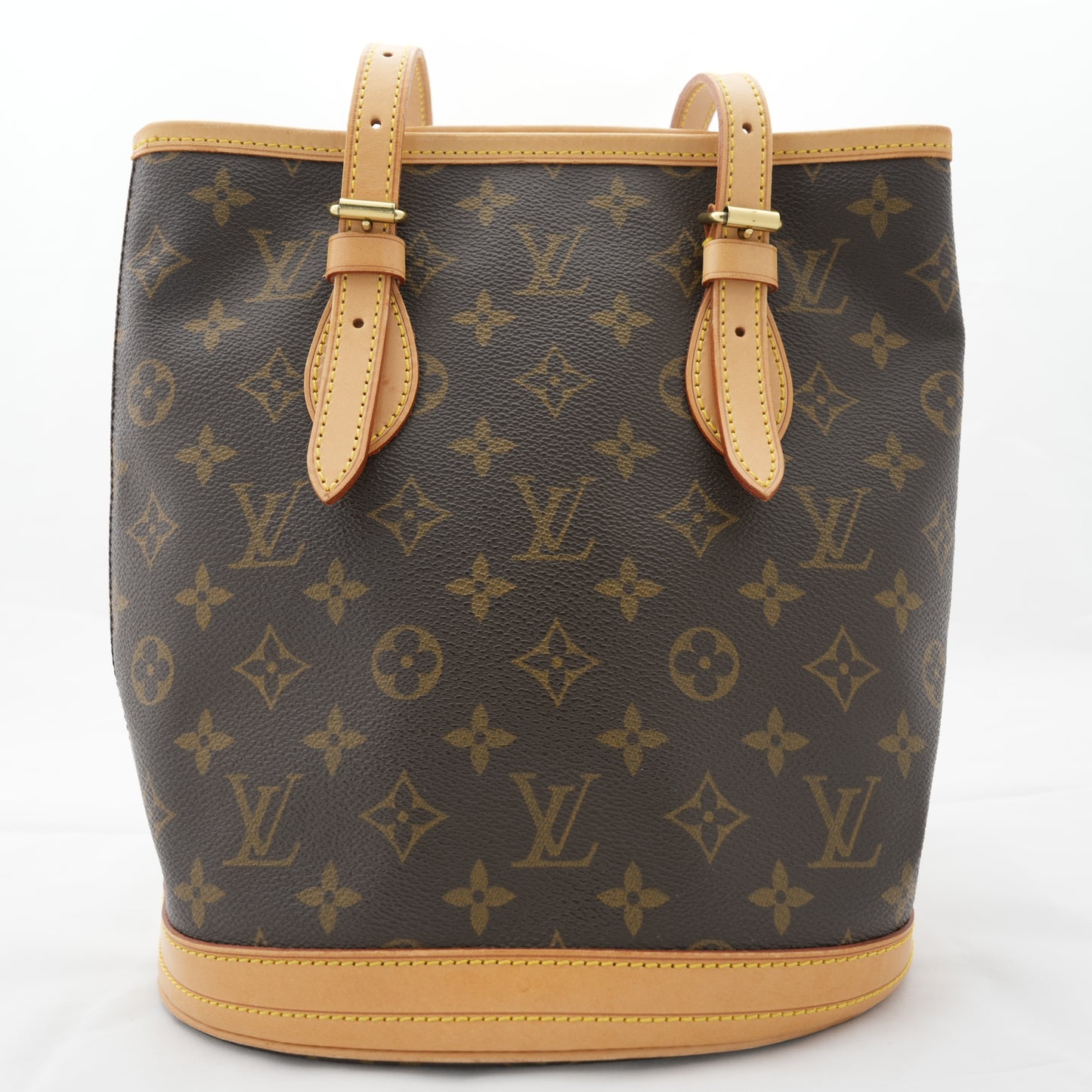 LOUIS VUITTON Monogram Petit Bucket Shoulder Bag M42238