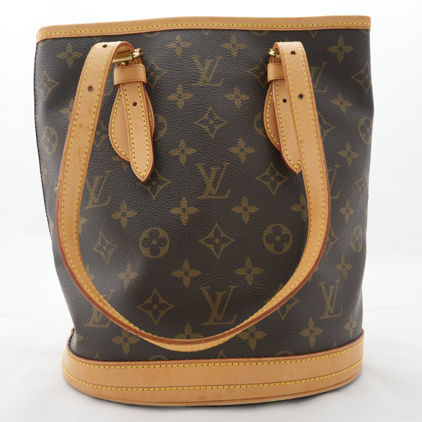 LOUIS VUITTON Monogram Petit Bucket Shoulder Bag M42238