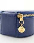 CHANEL 1994-1996 Pouch Jewelry Case in Grained Calfskin