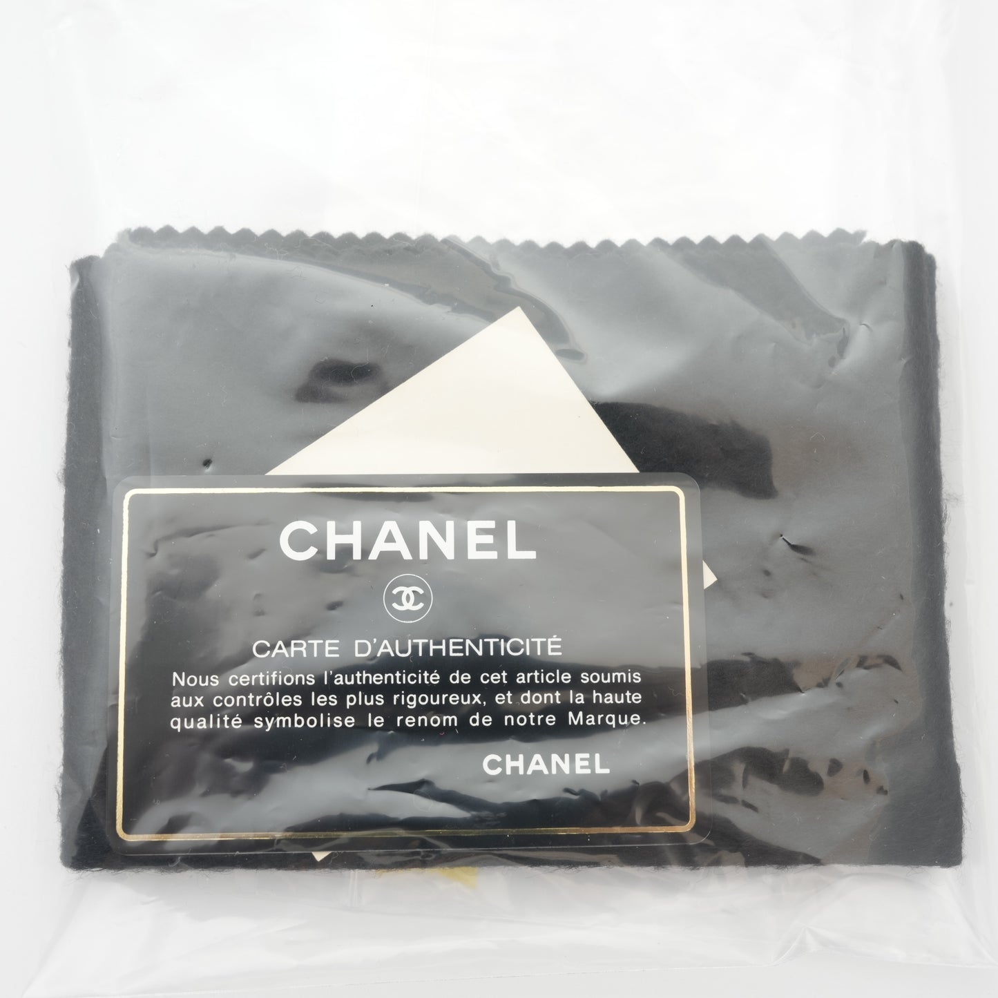 CHANEL 1994-1996 Pouch Jewelry Case in Grained Calfskin