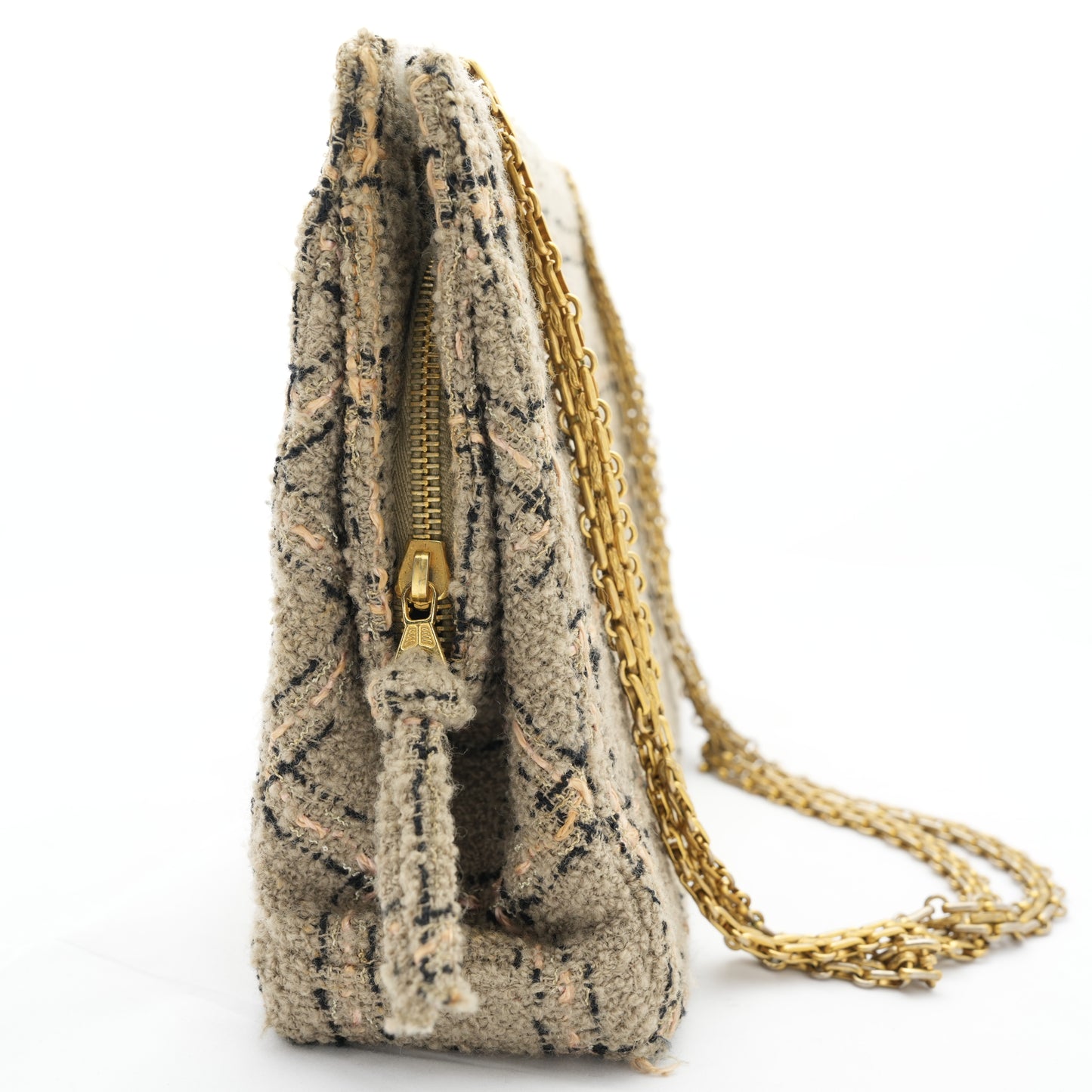 CHANEL 1994-1996 Tweed Shoulder Bag