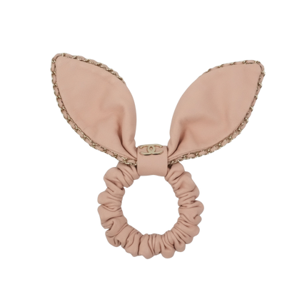 CHANEL  Leather Hair Scrunchie