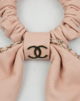 CHANEL  Leather Hair Scrunchie