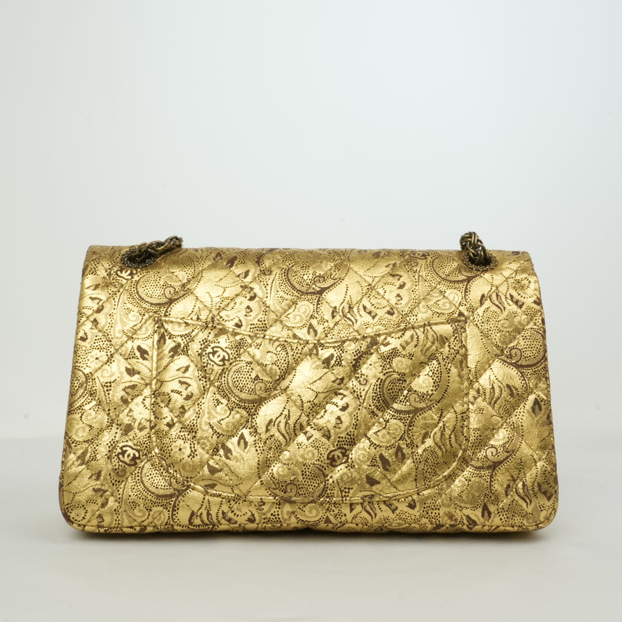 CHANEL 2008-2009 Gold Hardware Shoulder Bag