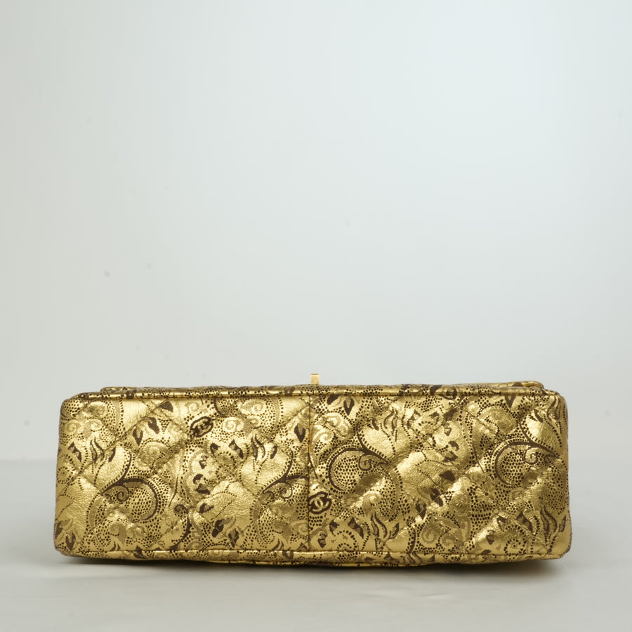 CHANEL 2008-2009 Gold Hardware Shoulder Bag