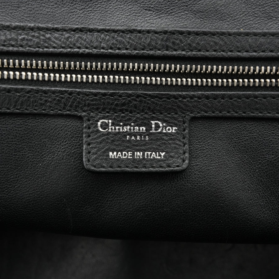 CHRISTIAN DIOR Leather Bostonbag Shoulder Bag