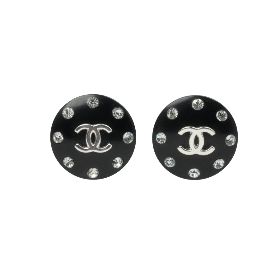 CHANEL Rhinestone Earring