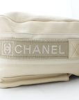 CHANEL 2008-2009 Leather Beige Shoulder Bag